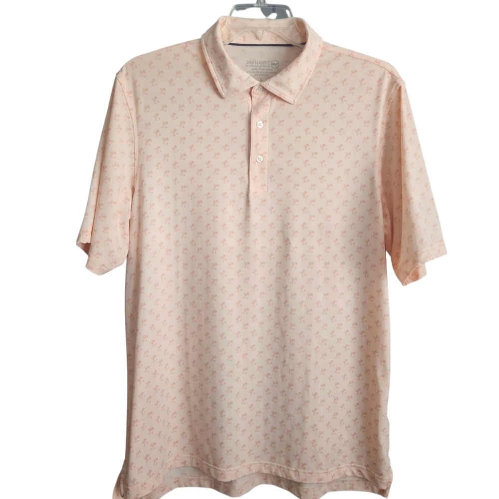 Vineyard Vines X Jim Nantz "Martini" Performance Golf Polo LARGE